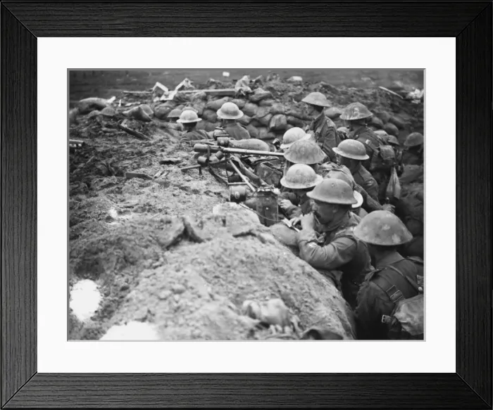 Framed Print : Battle of Menin Road Ridge Framed Print : Battle of Menin Road Ridge