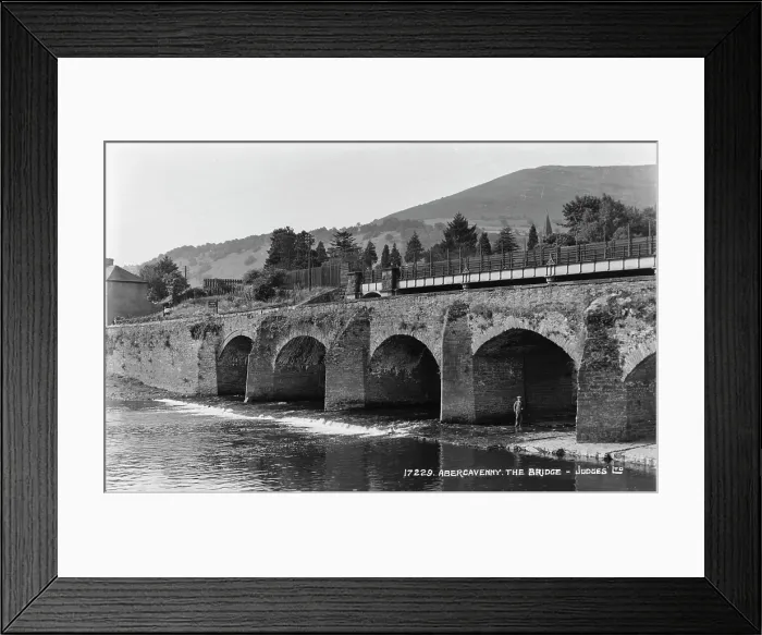Framed Print : The Bridge at Abergavenny Framed Print : The Bridge at Abergavenny