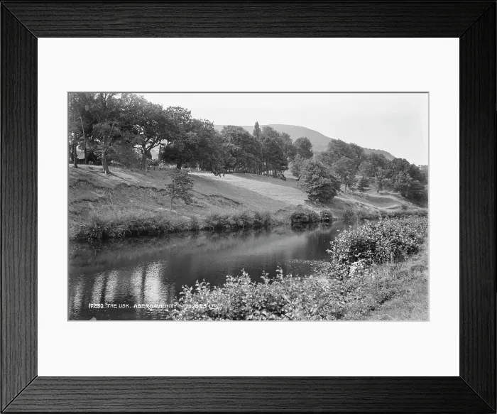 Framed Print : The Usk River at Abergavenny Framed Print : The Usk River at Abergavenny