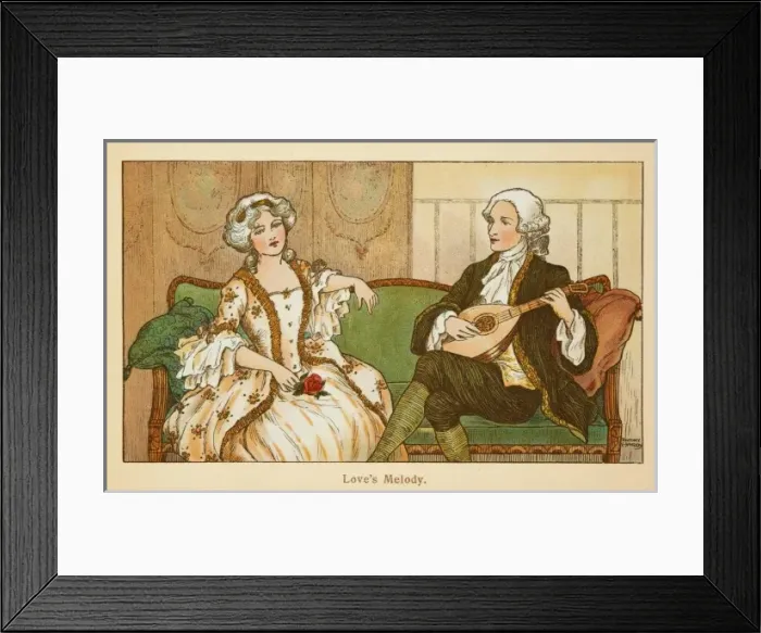 Framed Print : Loves Melody by Florence Hardy Framed Print : Loves Melody by Florence Hardy