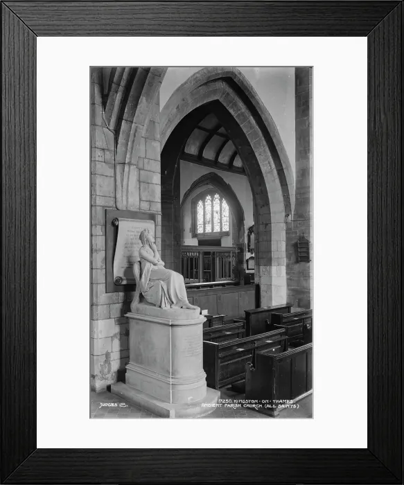 Framed Print : Interior of Ancient Parish Church (All Saints) Framed Print : Interior of Ancient Parish Church (All Saints)