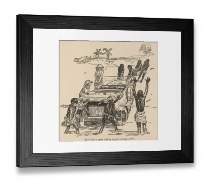 Framed Print : Stuck car in South Africa Framed Print : Stuck car in South Africa
