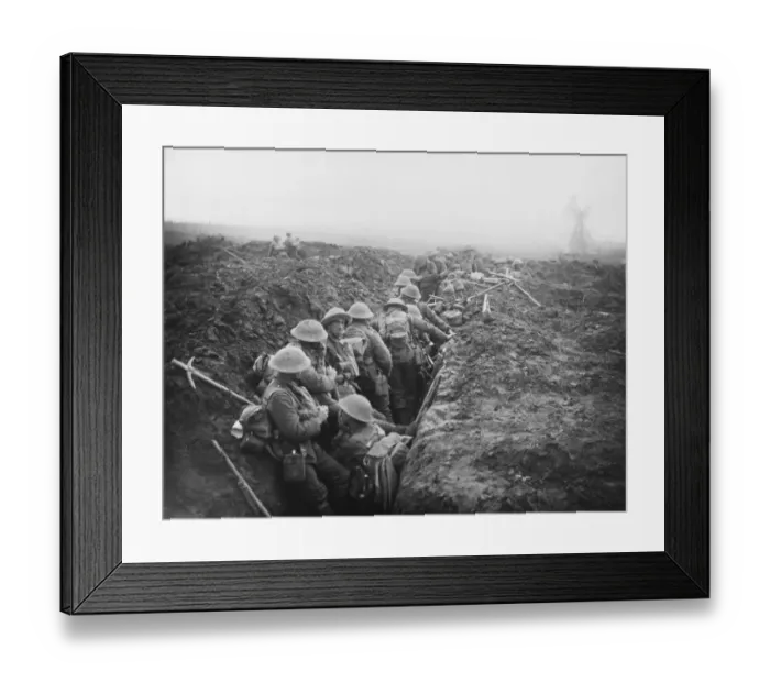 Framed Print : Battle of Menin Road Ridge Framed Print : Battle of Menin Road Ridge
