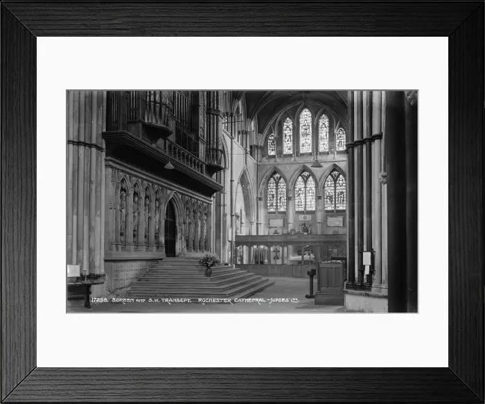Framed Print : Interior of Rochester Cathedral Framed Print : Interior of Rochester Cathedral