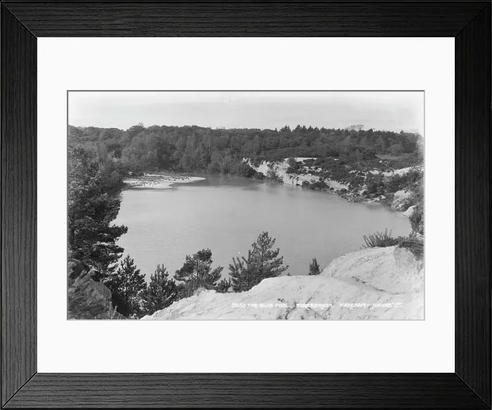 Framed Print : The Blue Pool, Furzebrook Framed Print : The Blue Pool, Furzebrook