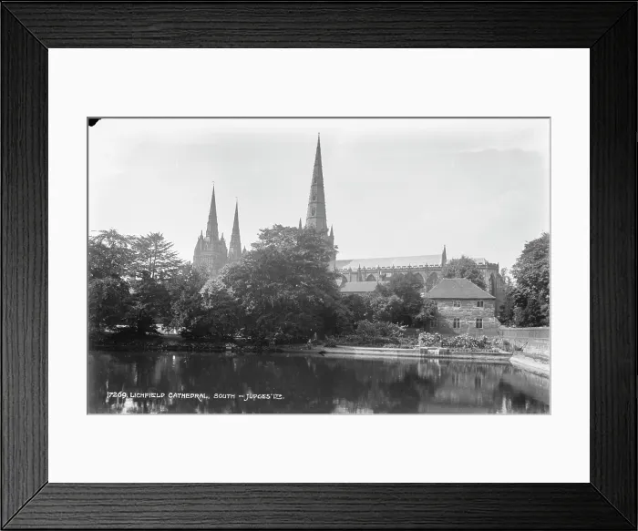 Framed Print : Lichfield Cathedral from the South Framed Print : Lichfield Cathedral from the South