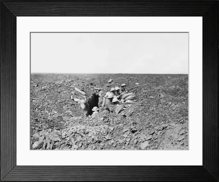 Framed Print : Trench near Martinpuich Framed Print : Trench near Martinpuich