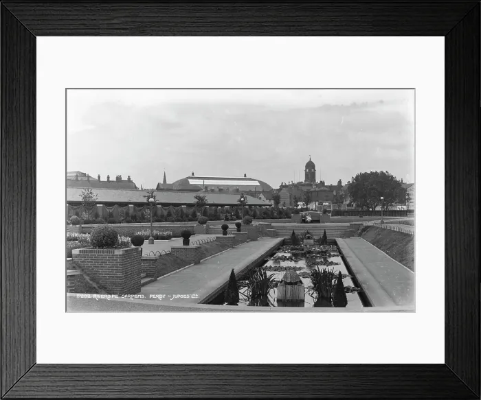 Framed Print : Riverside Gardens Framed Print : Riverside Gardens