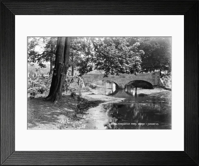 Framed Print : Bridge at Markeaton Park Framed Print : Bridge at Markeaton Park