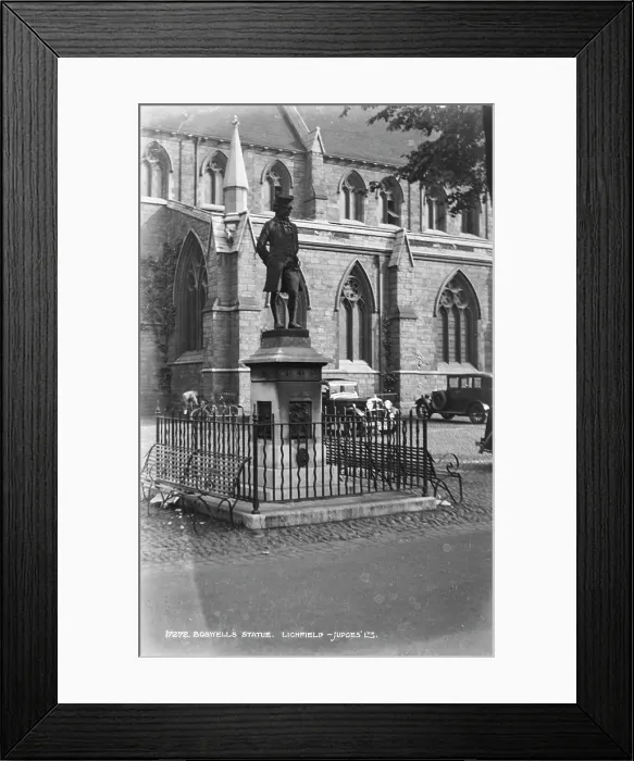 Framed Print : Boswell's Statue in Lichfield Framed Print : Boswell's Statue in Lichfield