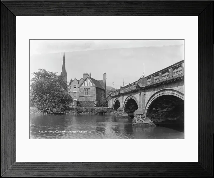 Framed Print : St. Mary's Bridge, Derby Framed Print : St. Mary's Bridge, Derby