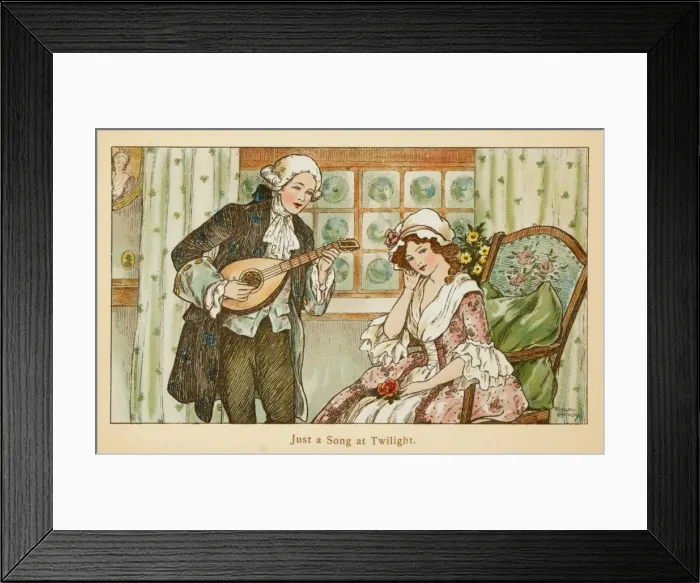 Framed Print : Just a song at twilight by Florence Hardy Framed Print : Just a song at twilight by Florence Hardy