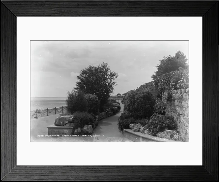 Framed Print : Scenic Promenade at Grange-over-Sands Framed Print : Scenic Promenade at Grange-over-Sands