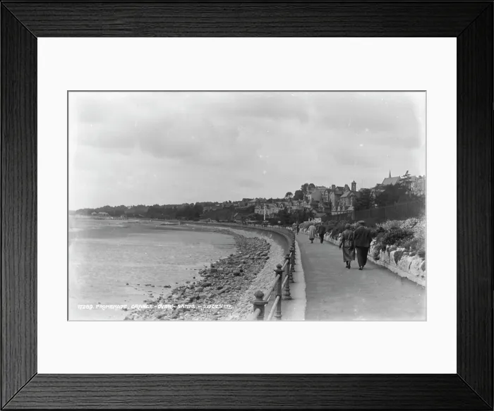 Framed Print : Scenic Promenade at Grange-over-Sands Framed Print : Scenic Promenade at Grange-over-Sands