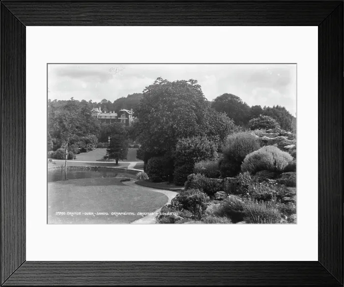 Framed Print : Ornamental Grounds at Grange-over-Sands Framed Print : Ornamental Grounds at Grange-over-Sands