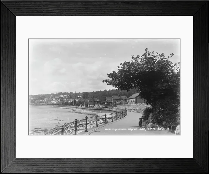 Framed Print : Promenade at Grange-over-Sands Framed Print : Promenade at Grange-over-Sands