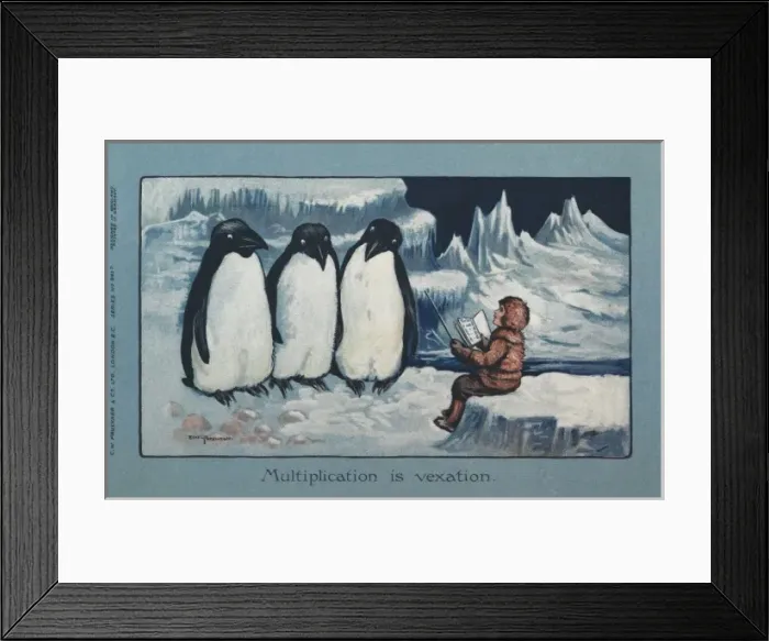 Framed Print : Multiplication is vexation by Ethel Parkinson Framed Print : Multiplication is vexation by Ethel Parkinson
