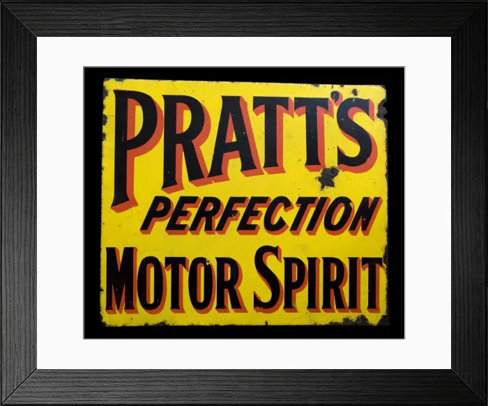 Framed Print : Pratts Perfection Motor Spirit Framed Print : Pratts Perfection Motor Spirit