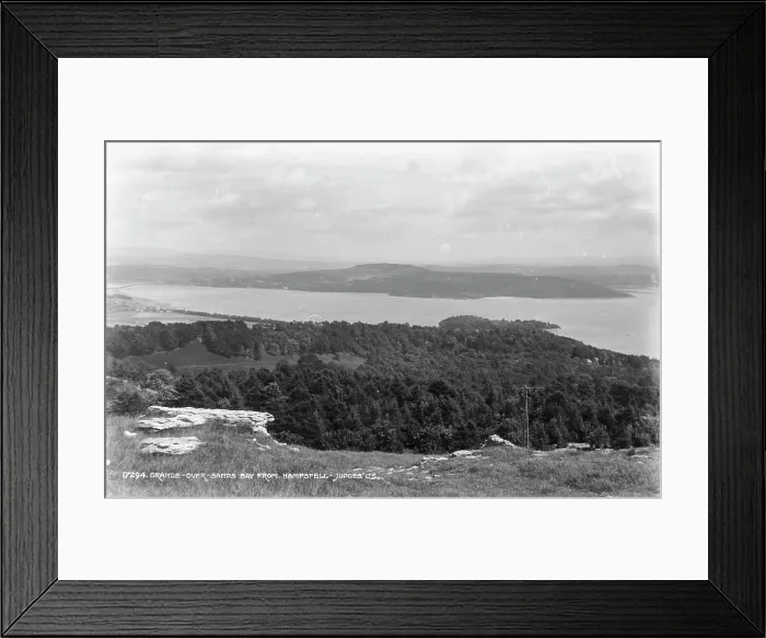Framed Print : View of Grange-over-Sands Bay from Hampsfell Framed Print : View of Grange-over-Sands Bay from Hampsfell