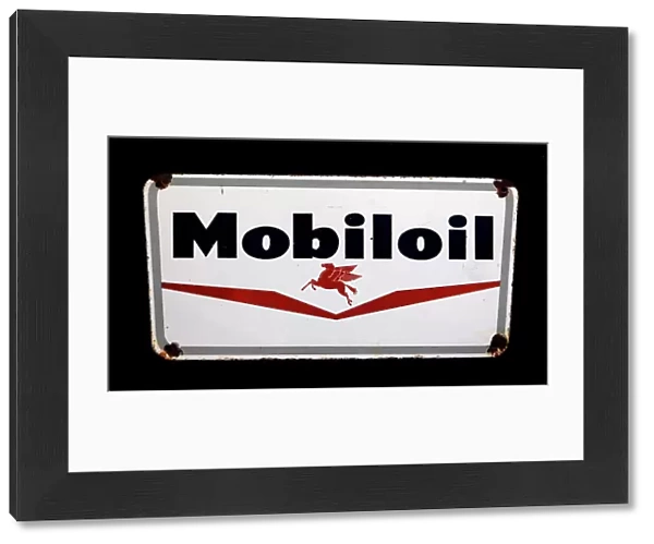 Mobiloil sign