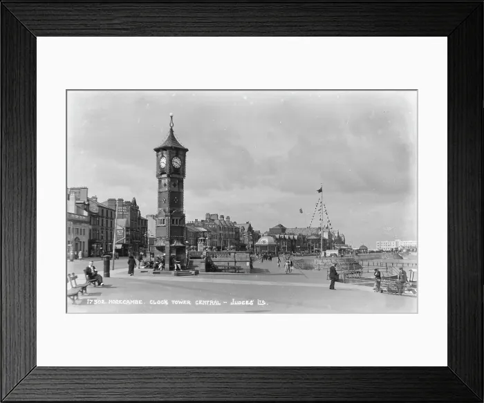 Framed Print : Morecambe Clock Tower Central Framed Print : Morecambe Clock Tower Central