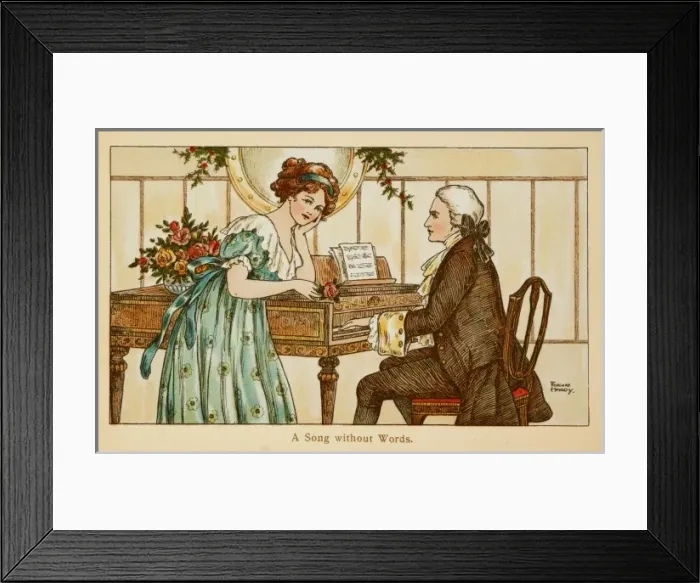 Framed Print : A Song Without Words by Florence Hardy