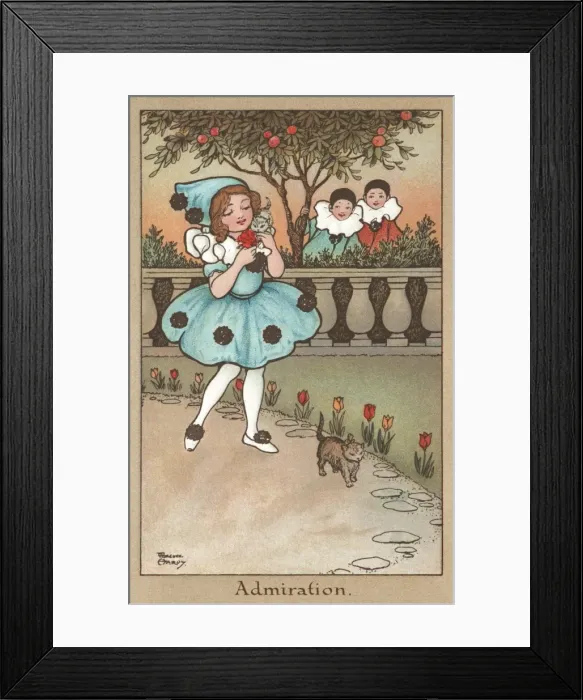 Framed Print : Admiration by Florence Hardy Framed Print : Admiration by Florence Hardy