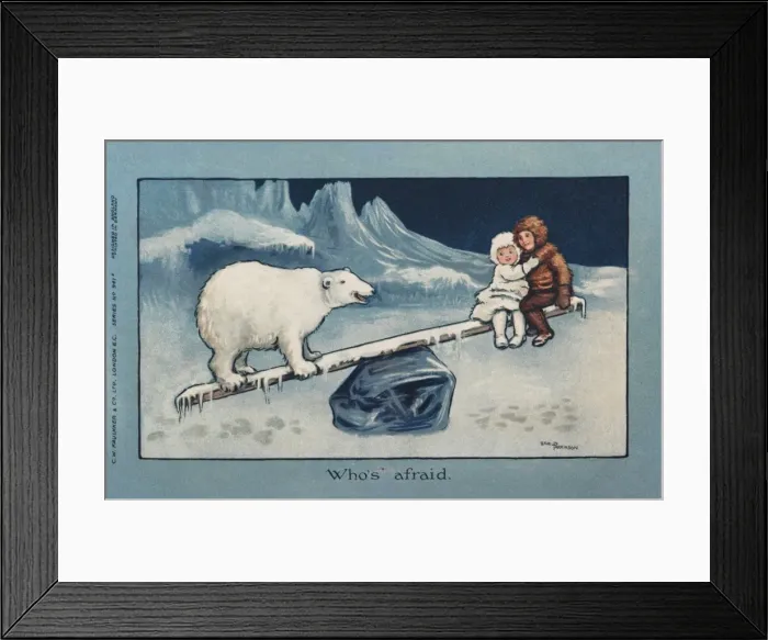 Framed Print : Whos Afraid by Ethel Parkinson Framed Print : Whos Afraid by Ethel Parkinson