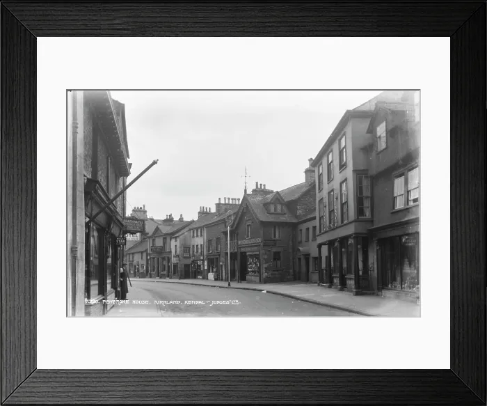 Framed Print : Historic Street View in Kirkland Framed Print : Historic Street View in Kirkland