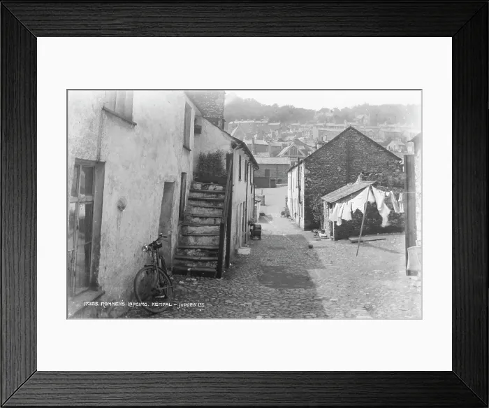 Framed Print : Romney's Lodging in Kendal Framed Print : Romney's Lodging in Kendal