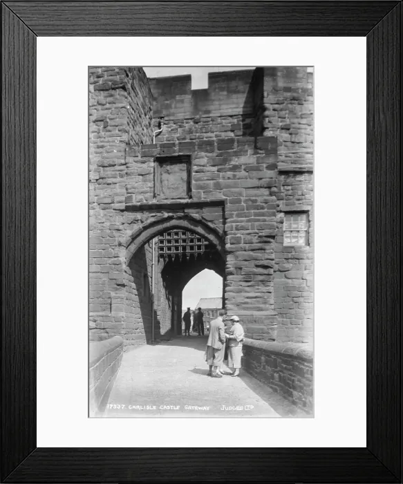 Framed Print : Carlisle Castle Gateway Framed Print : Carlisle Castle Gateway