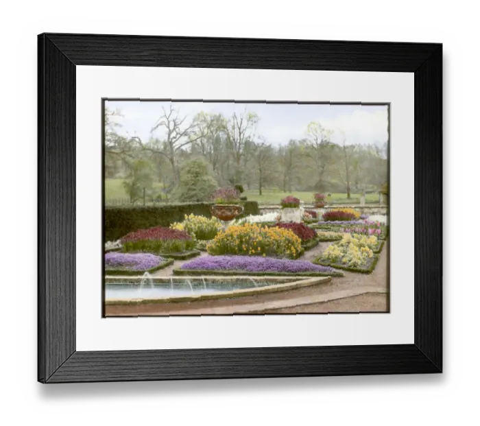 Framed Print : Garden in the spring at Abbotswood, Gloucestershire Framed Print : Garden in the spring at Abbotswood, Gloucestershire
