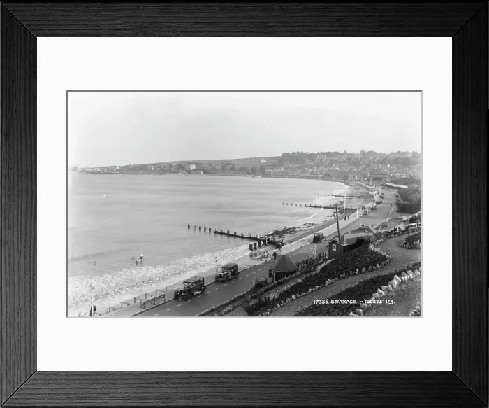 Framed Print : Scenic View of the Beach at Swanage Framed Print : Scenic View of the Beach at Swanage