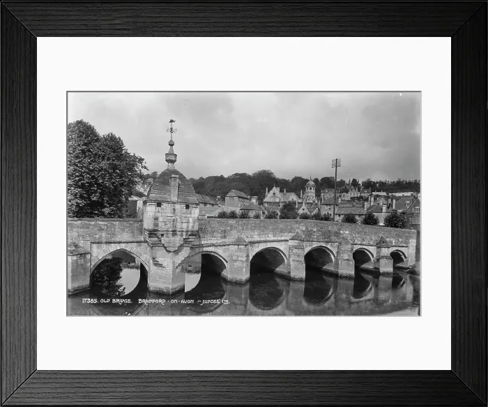 Framed Print : Old Bridge in Bradford-on-Avon