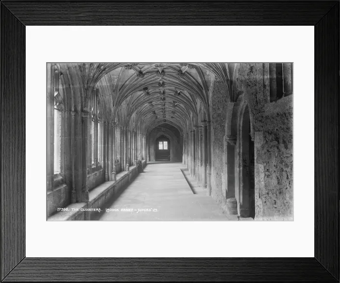 Framed Print : The Cloisters at Lacock Abbey Framed Print : The Cloisters at Lacock Abbey