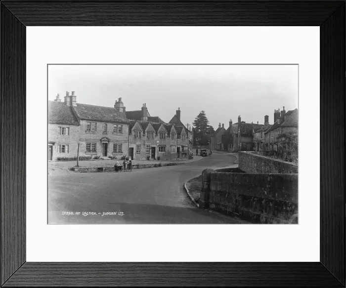 Framed Print : Historic View of Judges Lane in Lacock