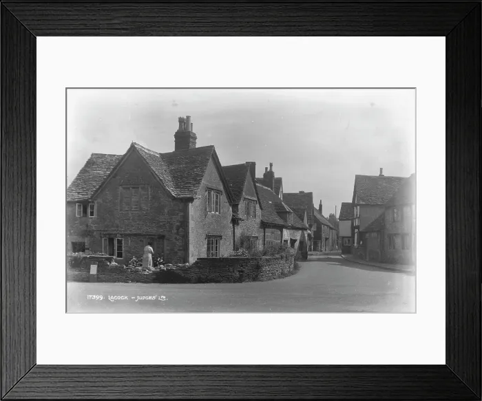 Framed Print : Historic Street in Lacock Framed Print : Historic Street in Lacock
