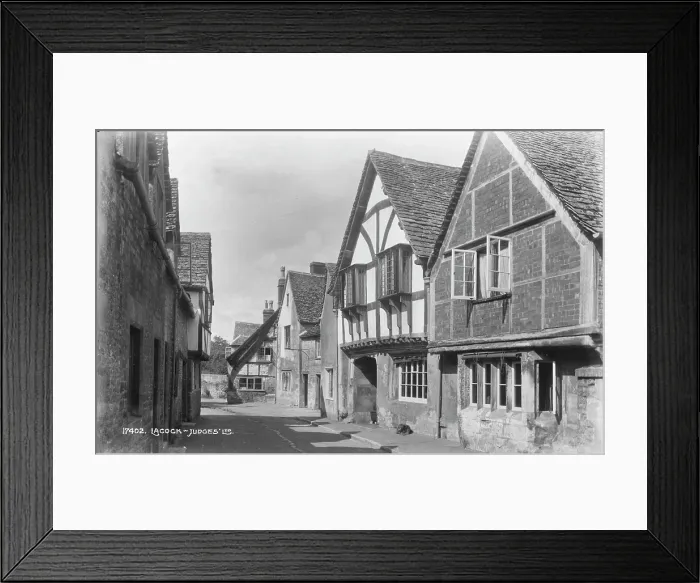 Framed Print : Historic Street in Lacock Framed Print : Historic Street in Lacock