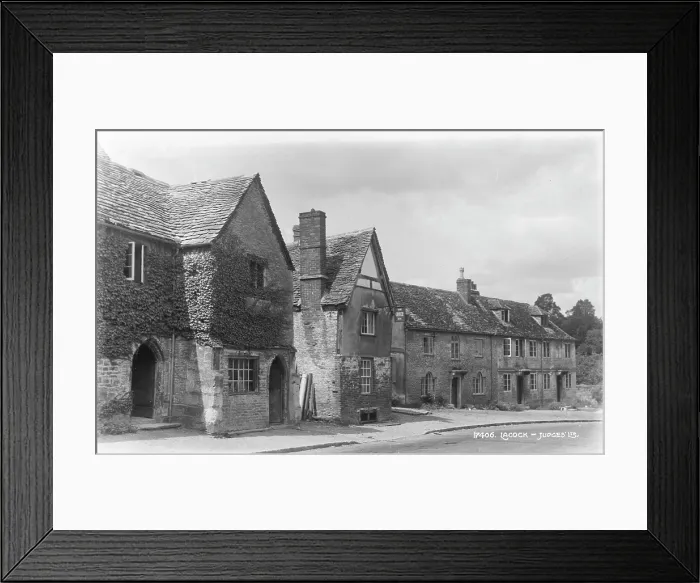 Framed Print : Historic Buildings in Lacock Framed Print : Historic Buildings in Lacock