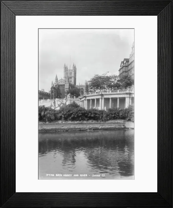 Framed Print : Bath Abbey and River Framed Print : Bath Abbey and River