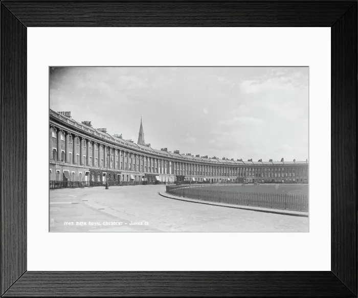 Framed Print : Bath Royal Crescent Framed Print : Bath Royal Crescent