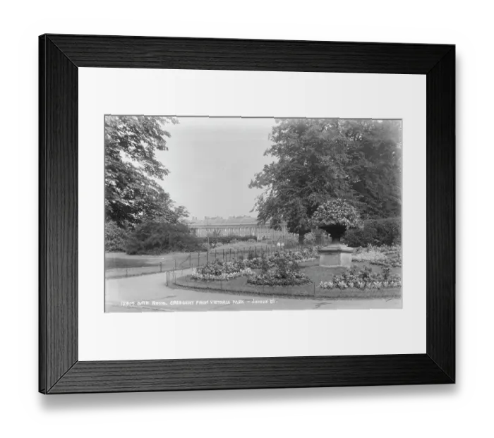 Framed Print : Bath Royal Crescent from Victoria Park