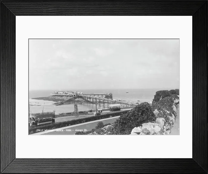Framed Print : Historic View of Weston-Super-Mare Pier Framed Print : Historic View of Weston-Super-Mare Pier
