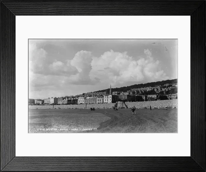 Framed Print : Seaside View of Weston-super-Mare Framed Print : Seaside View of Weston-super-Mare