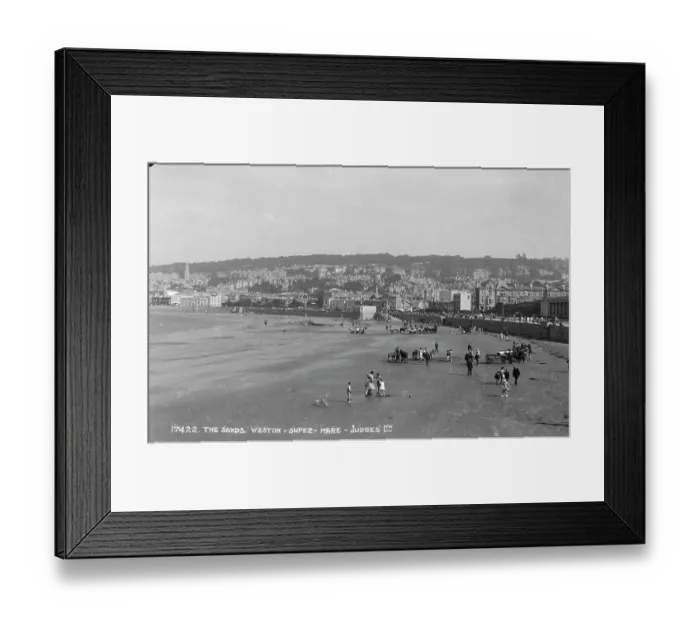 Framed Print : The Sands at Weston-super-Mare Framed Print : The Sands at Weston-super-Mare