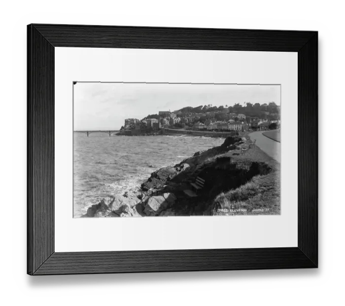 Framed Print : Scenic View of Clevedon