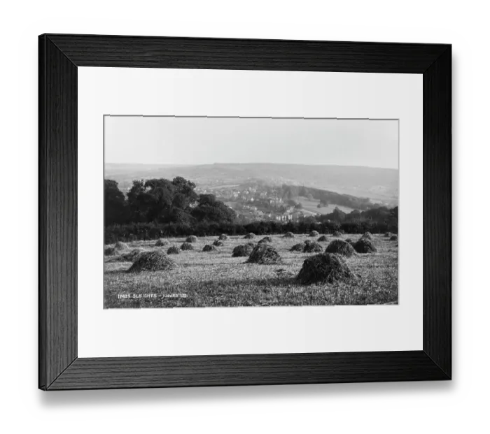Framed Print : Haystacks in Sleights Framed Print : Haystacks in Sleights