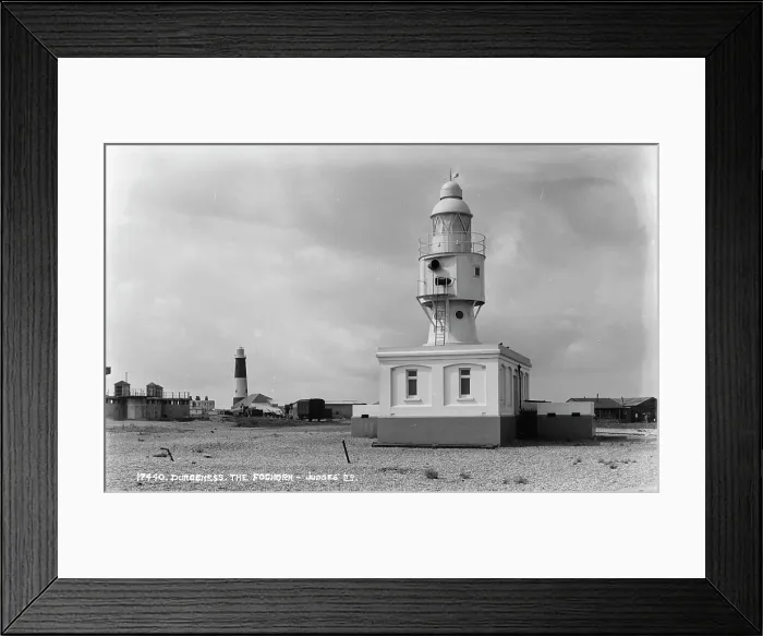 Framed Print : Dungeness Foghorn and Lighthouse