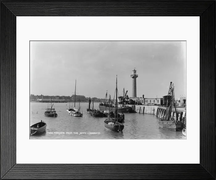 Framed Print : Margate from the Jetty