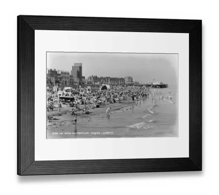 Framed Print : The Sands and Dreamland Framed Print : The Sands and Dreamland